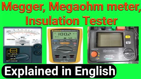 1 megohm to ohm|how to use a megameter.